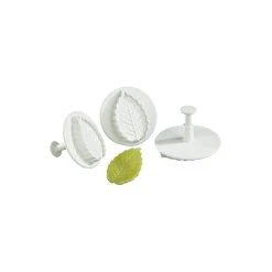 Meilleure affaire ???? 3 Découpoirs Grande Feuille de Rose à Poussoir ✨