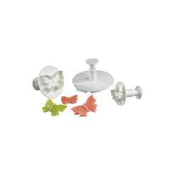 Tout neuf ⭐ 3 Emporte-Pièces Papillons à Poussoir ????