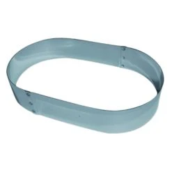 Nouveau ✨ Cadre à Mousse Oblong Inox 24 cm x H 4,5 cm Mallard ⌛