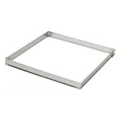 Offres ✨ Cadre à Tarte Carré Inox Perforé 10 cm H.2 cm ???? 5 Offres ✨ Cadre à Tarte Carré Inox Perforé 10 cm H.2 cm ???? -Patisse Magasin cadre a tarte carre inox perfore 10 cm h2 cm 2