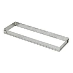 Grosses soldes ???? Cadre à Tarte Rectangle Inox Perforé 20x7 cm H.2 cm ???? -Patisse Magasin cadre a tarte rectangle inox perfore 20x7 cm h2 cm 3
