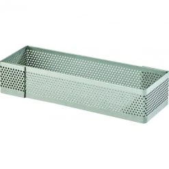 Offres ⭐ Cadre à Tarte Rectangle Inox Perforé 30x11 cm H.2 cm ???? -Patisse Magasin cadre a tarte rectangle inox perfore 30x11 cm h2 cm 2