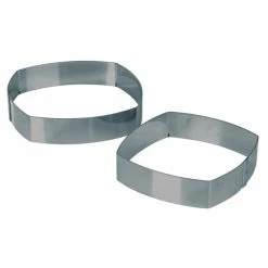 Top 10 ✔️ Cadre Pâtisserie Carré Bombé Inox 24 cm x H 4.5 cm Mallard Ferrière ????