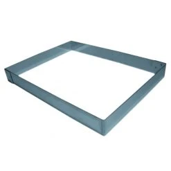 Top 10 ⌛ Cadre Pâtissier Rectangle Inox 37 x 27 cm H.4,5 cm ????