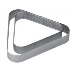 Meilleure affaire ???? Cercle à Entremets Triangle Inox Micro-perforé 17,5 x 16 cm x H 3,5 cm Pavoni ????