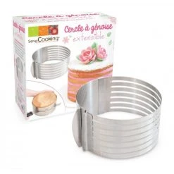 Les meilleures critiques de ???? Cercle à Génoise Extensible Inox ScrapCooking ????