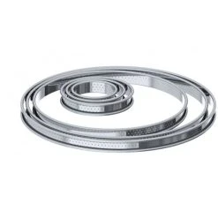 Tout neuf ???? Cercle à Tarte perforé Ø 28 cm Inox par De Buyer ????