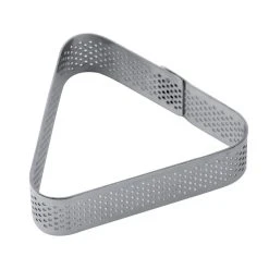Top 10 ❤️ Cercle à Tarte Triangle Inox Micro-perforé 8,5 x 7,5 cm x H 2 cm Pavoni ⌛