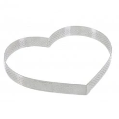 De gros ???? Cercle perforé forme coeur ø 18 cm de L'école Valrhona par De Buyer ✔️
