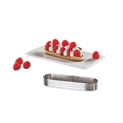 Les meilleures critiques de ???? Cercle perforé forme Oblong 14,5 x 3,5 cm de L'école Valrhona par De Buyer ???? -Patisse Magasin cercle perfore forme oblong 145 x 35 cm de l ecole valrhona par de buyer 2
