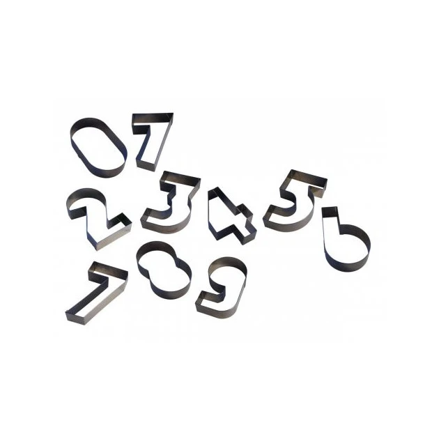 Bon marché ???? Chiffre inox 2 Moule-Découpoir 200 mm Gobel ???? 2 Bon marché ???? Chiffre inox 2 Moule-Découpoir 200 mm Gobel ???? – Image 2