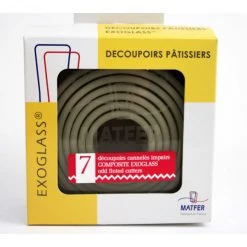 Grosses soldes ✔️ Découpoirs ronds cannelés impairs Exoglass (Boîte de 7) ????