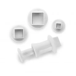 Budget ???? Emporte-Pièce avec Poussoir Carré (x3) Ibili ????