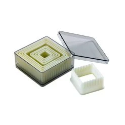 Offres ???? Emporte-Pièce Carré Cannelé Polyglass (x9) Ibili ????