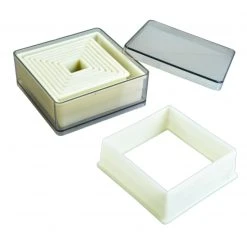 Tout neuf ❤️ Emporte-Pièce Carré Uni Polyglass (x9) Ibili ????