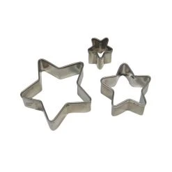 Acheter ???? Emporte Pièce Etoile en inox (x3) ????