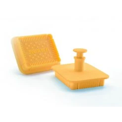 Remise ???? Emporte-Pièce Plastique Petit Beurre 7 x 5,5 cm avec Poussoir Ibili ????