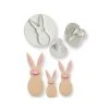 Coupon ⭐ Emporte-Pièces avec Poussoir Famille Lapin (x3) PME ????