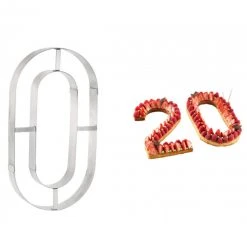 Acheter ???? Grand Emporte Pièce Inox Chiffre 0 32x18 cm ❤️