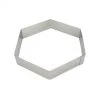 Sortie ???? Hexagone à Mousse Inox 16 cm x H 4,5 cm Mallard ????
