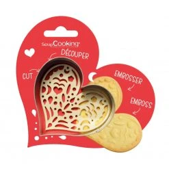 Budget ???? Kit Biscuit Cœur 7,6 cm ScrapCooking ????