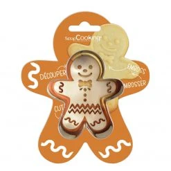 Nouveau ???? Kit Biscuit de Noël Bonhomme 8,7 cm Scrapcooking ????
