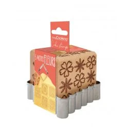 Promo ⭐ Kit Décoration Biscuit Motif Fleur Scrapcooking ????