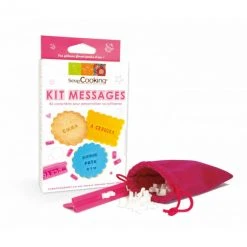 Remise ???? Kit Messages Biscuits Personnalisés 85 Emporte pièces Scrapcooking ✔️