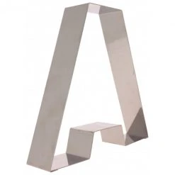 Meilleur prix ???? Lettre inox A Moule-Découpoir Gobel ???? -Patisse Magasin lettre inox a moule decoupoir gobel 2