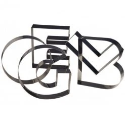 Tout neuf ???? Lettre inox L Moule-Découpoir Gobel ???? -Patisse Magasin lettre inox l moule decoupoir gobel 1