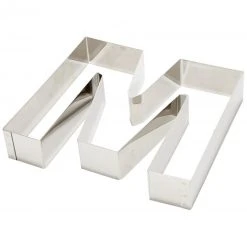 Vente flash ???? Lettre inox M Moule-Découpoir Gobel ????