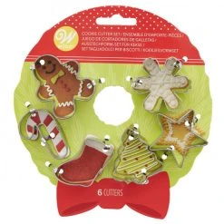 Le moins cher ???? Mini Emporte-Pièces de Noël 4 cm (x6) Wilton ????