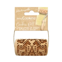 Budget ???? Mini Rouleau à Pâtisserie Empreinte Noël 7 cm Scrapcooking ????