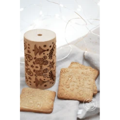 De gros ???? Mini Rouleau à Pâtisserie Empreinte Pain d'Epices 7 cm Scrapcooking ⭐ -Patisse Magasin mini rouleau a patisserie empreinte pain d epices 7 cm scrapcooking 2