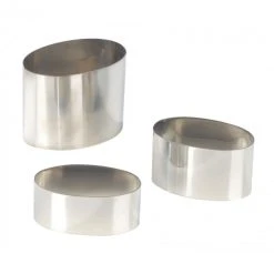 Le moins cher ❤️ Nonnette Ovale Inox 7 cm H6 cm ????