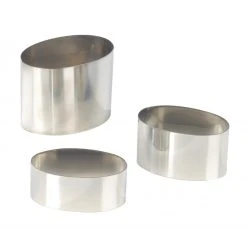 Meilleure vente ???? Nonnette Ovale Inox 8 cm H6 cm ????