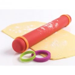 Grosses soldes ✔️ Rouleau à Pâtisserie ajustable rouge 41 cm ????